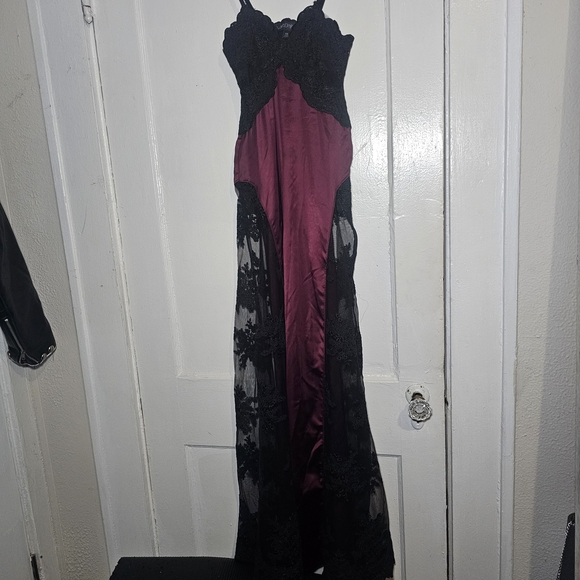 Dolls Kill Dresses & Skirts - Dolls Kill Black and Purple Maxi Dress